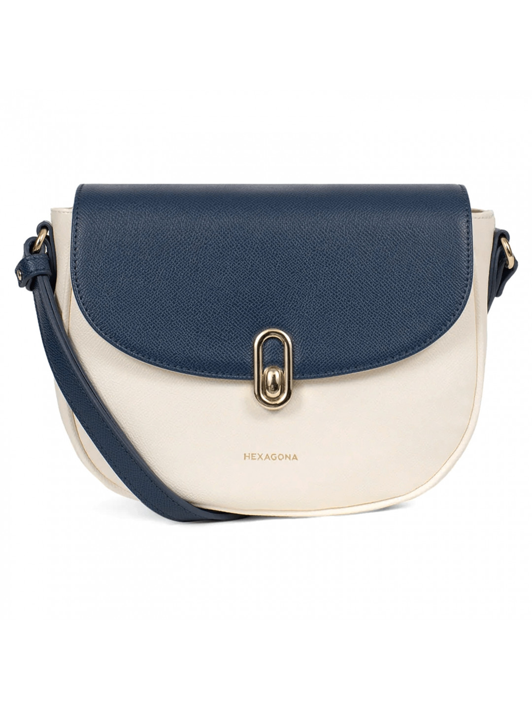 Dámská crossbody kabelka Hexagona Aurore – bílo-modrá